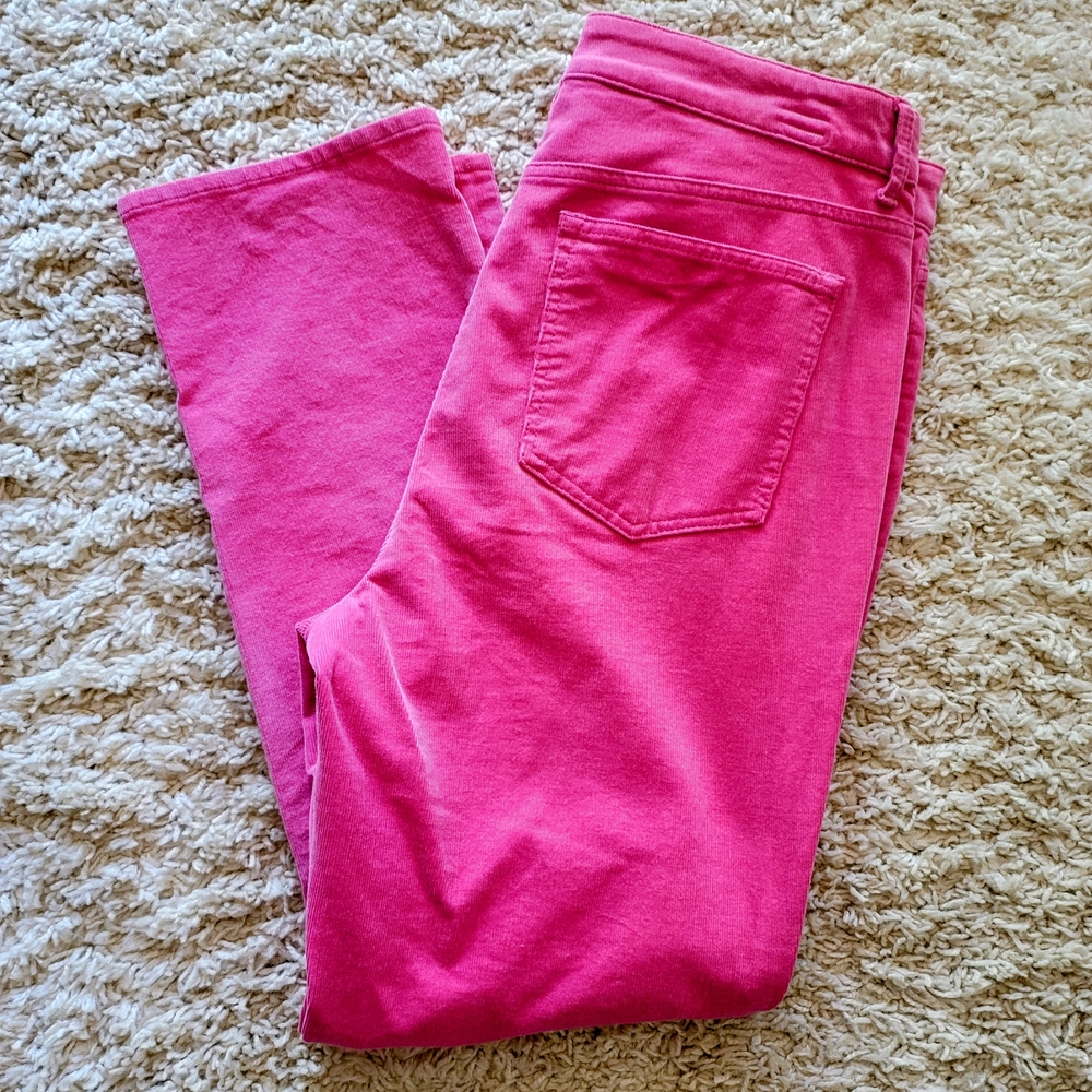 Talbots Bright Pink Corduroy Pants